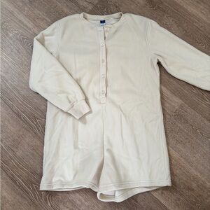 Old Navy Beige Pajama Romper